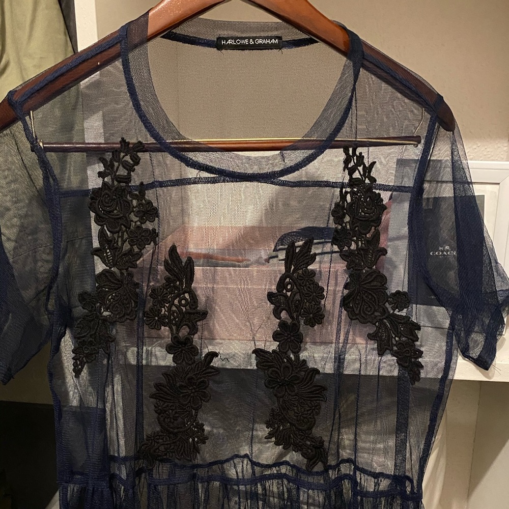 Transparent blouse / top